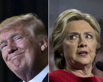 Donald Trump vs. Hillary Clinton.