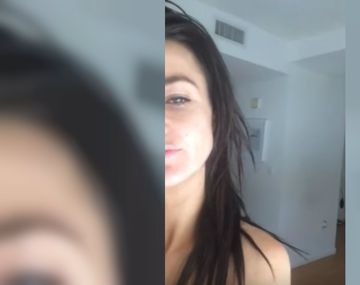 La chica quedó en evidencia