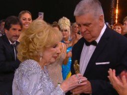 El particular destalle en la silla de Mirtha en los Martín Fierro que no pasó inadvertido