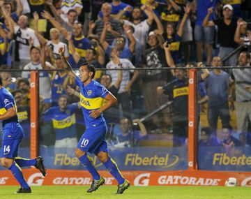 Tevez fue la figura de Boca y celebró el triunfo: Se ganó bien