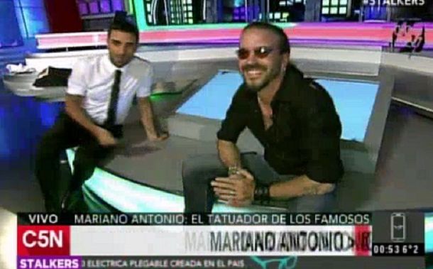 Mariano Antonio, el tatuador preferido de los famosos en C5N