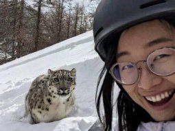 escalofriante: esta es la selfie de la mujer atacada por un leopardo de las nieves en china escalofriante: esta es la selfie de la mujer atacada por un leopardo de las nieves en china