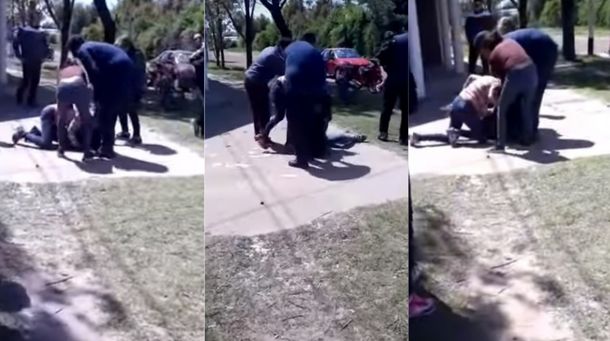Pelea de madres en un jardín de infantes