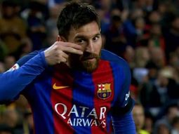 El curioso festejo de gol de Lionel Messi El curioso festejo de gol de Lionel Messi