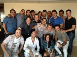 tinelli paso el domingo con sus desocupados tinelli paso el domingo con sus desocupados