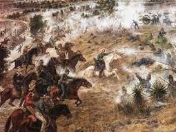 En 1866 las fuerzas mexicanas republicanas derrotan al ejército francés en la batalla de Juchitán. En 1866 las fuerzas mexicanas republicanas derrotan al ejército francés en la batalla de Juchitán.
