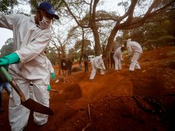 Brasil: con 24.512 muertes se despega como el segundo país más golpeado
