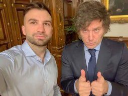 Mauricio Novelli y Javier Milei