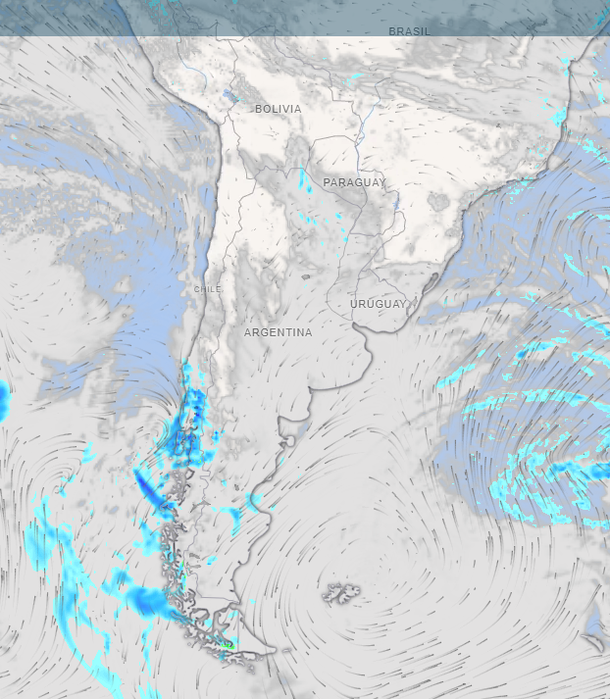 Mapa satelital de la humedad relativa proyectada sobre el territorio de Argentina para el día jueves 28 de mayo con el bloqueo atmosférico Mapa satelital de la humedad relativa proyectada sobre el territorio de Argentina para el día jueves 28 de mayo con el bloqueo atmosférico