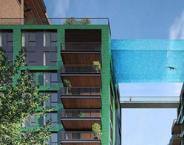 Una pileta dará la sensación de volar