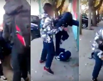 Así agredieron y golpearon a un compañero