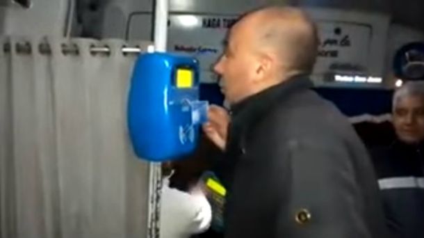 El episodio causó risa entre los demás pasajeros