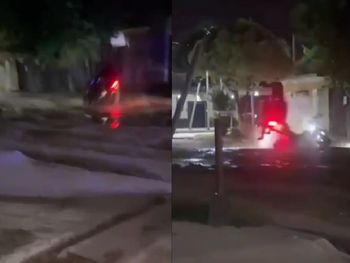 Todos al agua: el desopilante final de una persecución policial en Salta