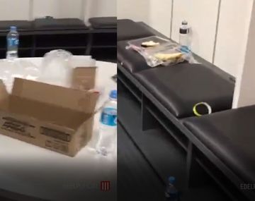 Estudiantes escrachó a San Lorenzo y mostró cómo dejaron el vestuario