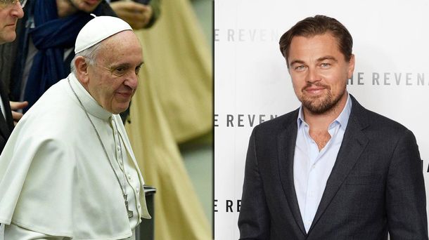 El Papa recibió a Leonardo DiCaprio por su compromiso con el medioambiente