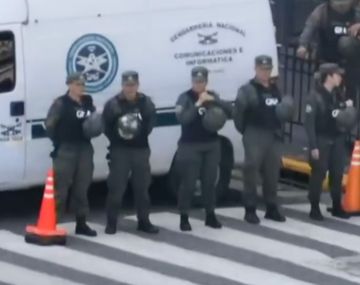 Megaoperativo en el Congreso: vallas