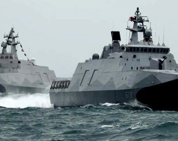 China condenó la provocación de EEUU de enviar dos buques al estrecho de Taiwán