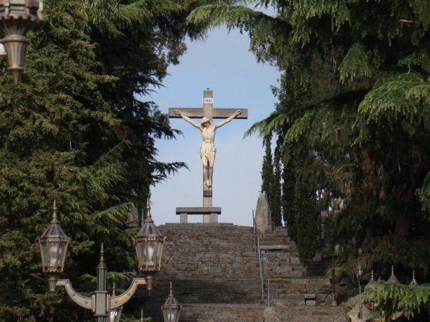 Monte Calvario, en Tandil, un lugar tradicional para visitar en Semana Santa.