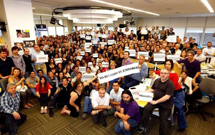Comunicado de repudio de periodistas de La Nación: Le decimos NO al olvido