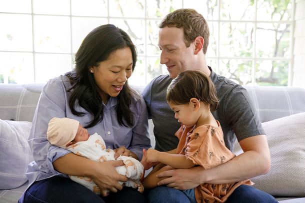 La carta de Zuckerberg sobre la infancia por el nacimiento de su segunda hija