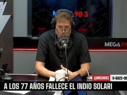Adiós Indio Solari: así anunció Bebe Contepomi su dolorosa muerte en radio Mega 98.3