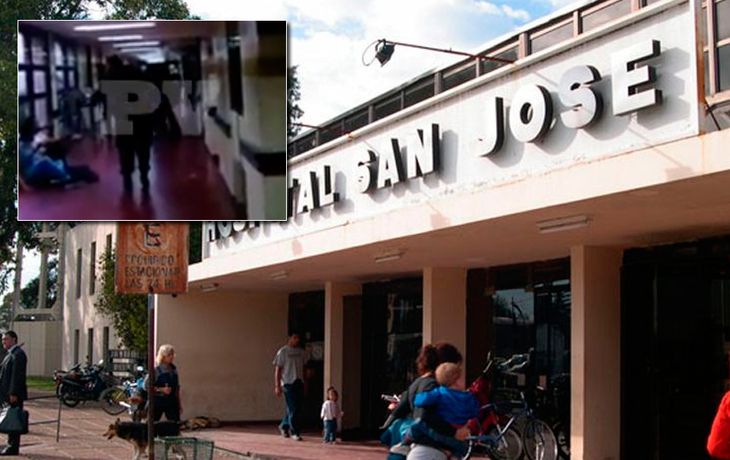 Tres personas fueron detenidas tras el enfrentamiento en el hospital