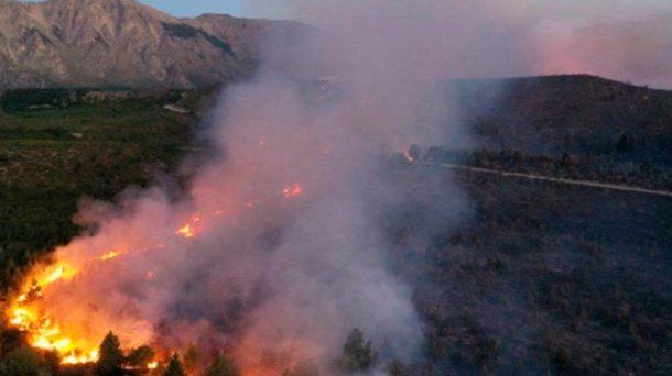 Incendios forestales en El Bolsón, Río Negro