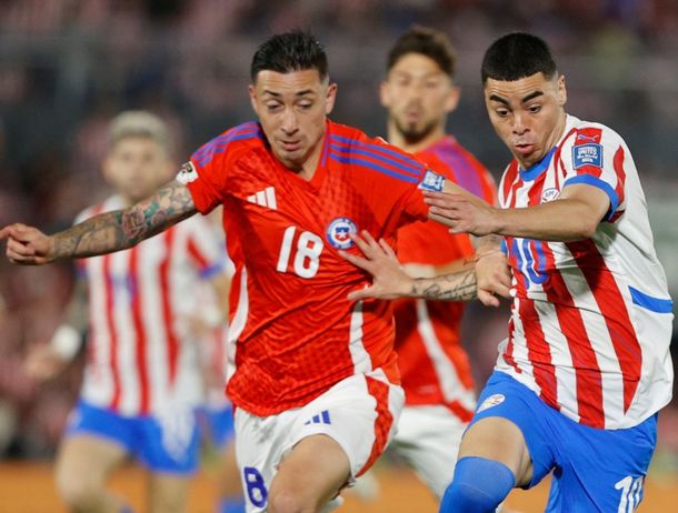 El Paraguay de Alfaro se afianza y le ganó 1-0 al Chile de Gareca, que se hunde en la tabla