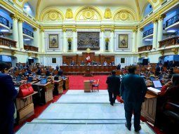 El recinto del Pleno del Congreso de Perú El recinto del Pleno del Congreso de Perú