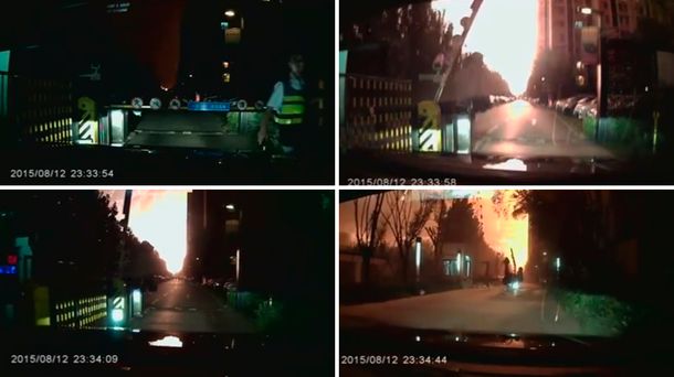 Increíble: nuevo video de las explosiones en China