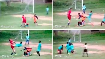 video: para defender a un companero, ensayo una brutal patada voladora video: para defender a un companero, ensayo una brutal patada voladora