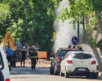 Enorme e impresionante fuga de gas causó terror en Godoy Cruz