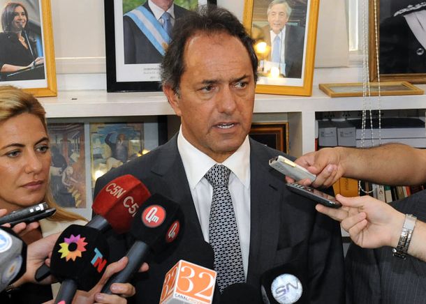 Daniel Scioli respaldó la ley de blanqueo de capitales
