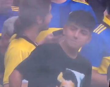 ¿De River? El curioso gesto del hijo del Kun