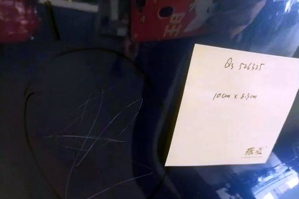 Llevaron a su hija a un concesionario de autos de alta gama y la nena rayó diez vehículos