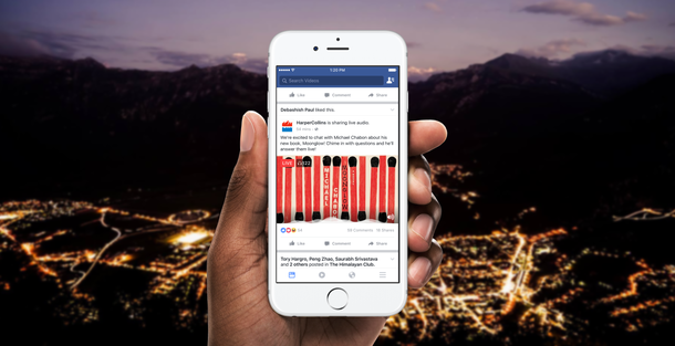 Facebook agregó la posibilidad de transmitir audio en vivo