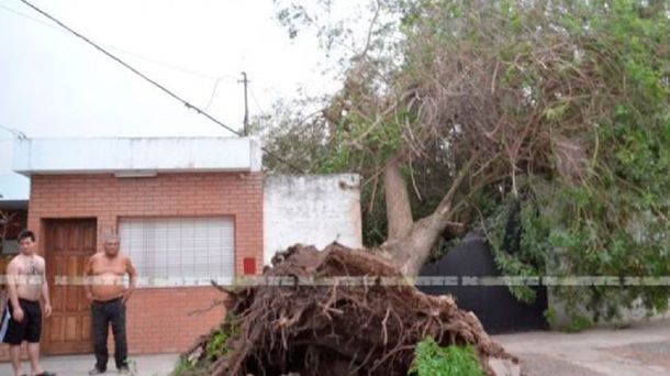 Las imágenes del temporal en Chaco