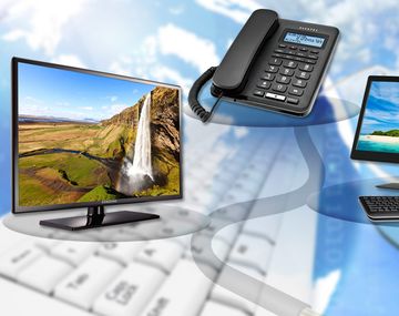 Con el triple play podrán competir las empresas de cable y las telefónicas