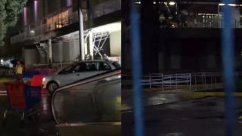 se derrumbo parte del techo de un reconocido shopping en los polvorines