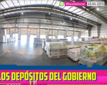 C5N difundió imágenes de los depósitos con la comida que retiene el Gobierno