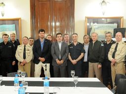 Ritondo Burzaco coordinaron el arribo de las fuerzas federales. Ritondo Burzaco coordinaron el arribo de las fuerzas federales.