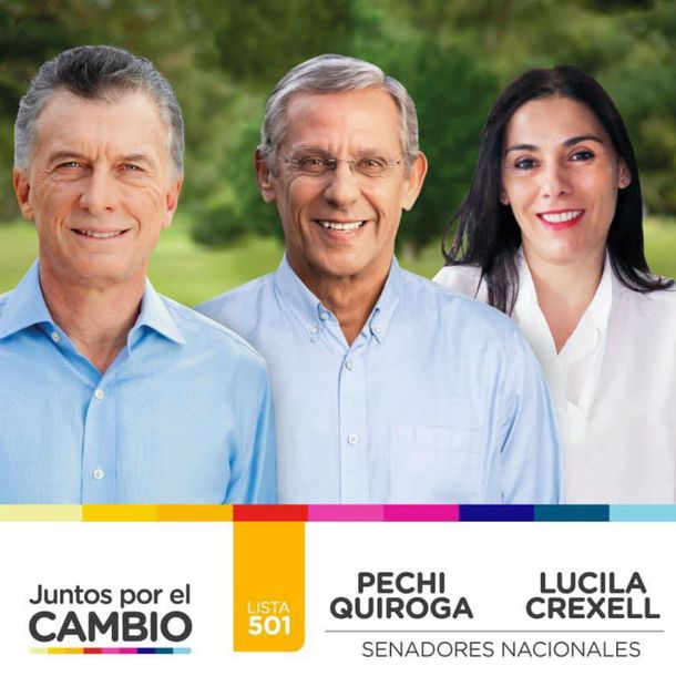 La boleta con la que asumió Crexell tras seguir los pasos de Pichetto La boleta con la que asumió Crexell tras seguir los pasos de Pichetto