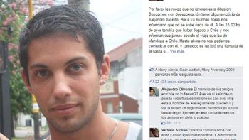 buscan a un joven que desaparecio cuando viajaba desde retiro a mendoza
