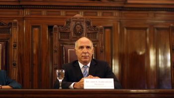 El presidente de la Corte Suprema, Ricardo Lorenzetti. El presidente de la Corte Suprema, Ricardo Lorenzetti.