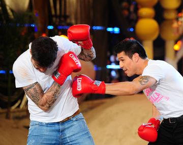 Maravilla Martínez noqueó a Marcelo Tinelli