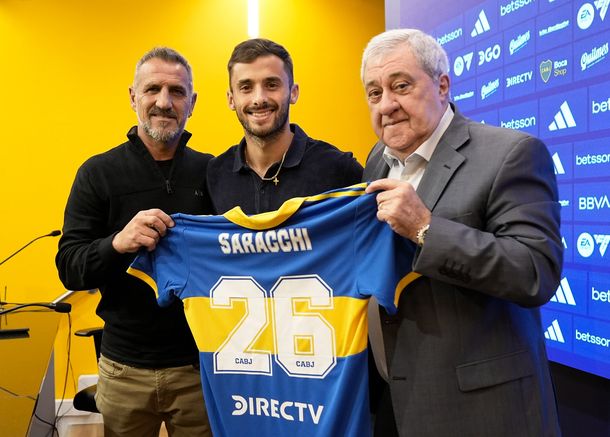 Marcelo Saracchi fue presentado en Boca y habló sobre su pasado en River