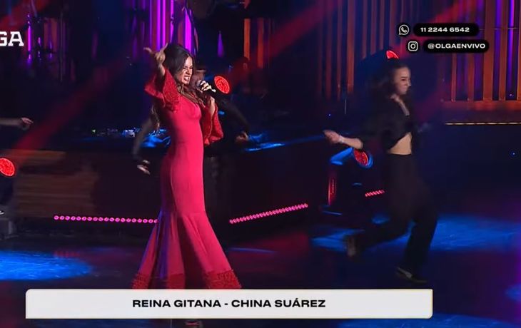La China Suarez volvió a convertirse en reina gitana para el Cris Morena Day