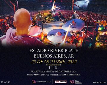 Coldplay en Argentina: qué calles estarán cortadas cerca del Monumental