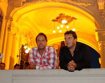 Nuevo gesto de acercamiento entre Scioli y Massa