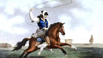 una muestra de gauchos en el vaticano en honor al papa una muestra de gauchos en el vaticano en honor al papa